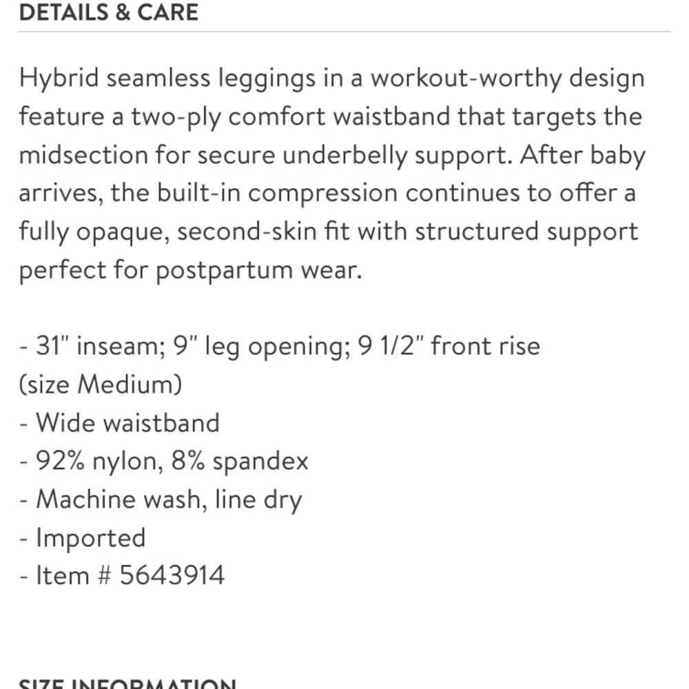 BLANQI maternity leggings perfect like new! - Picture 8 of 8